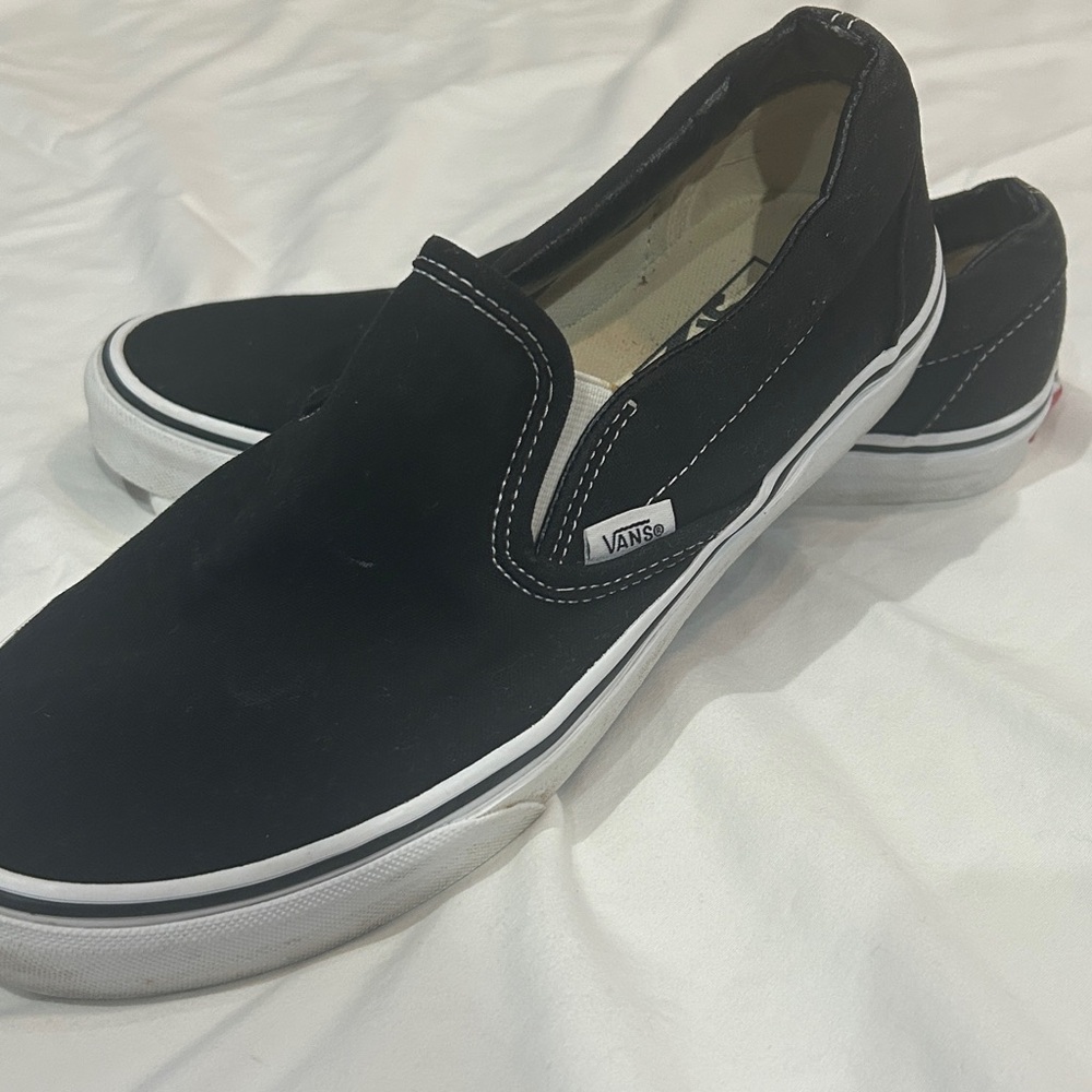 Black Slip-On Vans - Picture 2 of 4